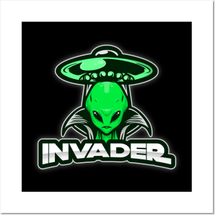 Alien Invader Posters and Art